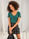 T-shirt-RV-TS-4832.35P-ciemny zielony rozmiar - M