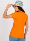 T-shirt-RV-TS-4623.08-pomarańczowy rozmiar - S