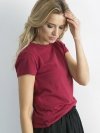 T-shirt-RV-TS-4623.42-bordowy rozmiar - XL