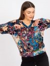 Bluzka-DHJ-BZ-6033-2.46P-ciemny niebieski rozmiar - ONE SIZE