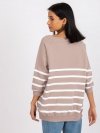 Bluzka-RV-BZ-7556.68-ciemny bezowy rozmiar - S/M