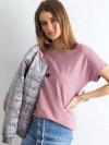 T-shirt-RV-TS-4662.35P-ciemny różowy rozmiar - M