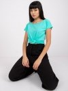 T-shirt-RV-BZ-4622.37-turkusowy rozmiar - S