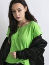 T-shirt-RV-BZ-4622.99-jasny zielony rozmiar - M