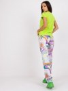 T-shirt-RV-TS-4623.84-fluo zielony rozmiar - S