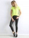 T-shirt-RV-TS-4623.84-fluo zielony rozmiar - M
