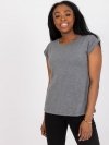T-shirt-RV-TS-4833.45P-ciemny szary rozmiar - XS