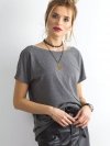 T-shirt-RV-TS-4662.37P-ciemny szary rozmiar - S