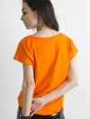 T-shirt-RV-BZ-4622.05-pomarańczowy rozmiar - S