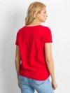 T-shirt-RV-TS-4838.68P-czerwony rozmiar - XS