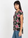 Bluzka-D73771R10978P-czarno-zielony rozmiar - XS