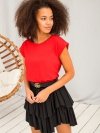 T-shirt-RV-TS-4833.01P-czerwony rozmiar - S