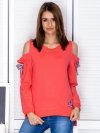 Bluza-PL-BL-1452.02-koralowy rozmiar - S