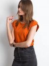 T-shirt-RV-TS-4833.93P-ciemny pomarańczowy rozmiar - M