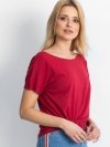 T-shirt-RV-TS-4662.04X-bordowy rozmiar - XL