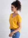 T-shirt-RV-TS-4832.37P-jasny pomarańczowy rozmiar - S