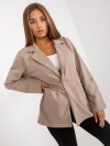 Marynarka-RV-MA-8071.19P-ciemny bezowy rozmiar - S