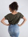 T-shirt-RV-TS-4832.40P-khaki rozmiar - XS