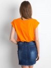 T-shirt-RV-TS-4833.94P-pomarańczowy rozmiar - S