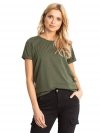 T-shirt-RV-TS-4838.18P-khaki rozmiar - XS