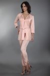 Szlafrok Rizen LC 90071 Pink Różowy LivCo Corsetti Fashion  rozmiar - XL