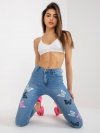 Spodnie jeans-NM-SP-D8015.31X-niebieski rozmiar - XL
