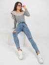 Spodnie jeans-NM-SP-H32.12X-niebieski rozmiar - XL