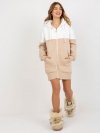 Bluza-EM-BL-762.24X-beżowy rozmiar - ONE SIZE