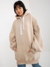 Bluza-EM-BL-694.20X-beżowy rozmiar - ONE SIZE