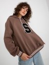 Bluza-RV-BL-8372.04P-brązowy rozmiar - ONE SIZE