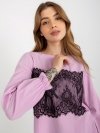 Bluzka-LK-BZ-506877.15X-jasny fioletowy rozmiar - 40