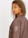 Bluza-RV-BL-8225.88-brązowy rozmiar - L/XL