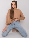 Bluza-RV-BL-7447.29-camelowy rozmiar - S/M