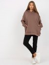 Bluza-RV-BL-8042.00P-brązowy rozmiar - M