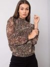 Bluzka-D50039F11031A-ciemny zielony rozmiar - M