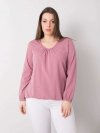 Bluzka-RV-BZ-6332.53P-ciemny różowy rozmiar - 2XL