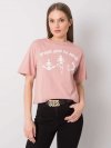 T-shirt-157-TS-0086.60P-jasny różowy rozmiar - S