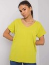T-shirt-RV-TS-4832.40P-limonkowy rozmiar - XS