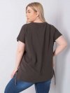 Bluzka-RV-BZ-6434.28P-ciemny khaki rozmiar - ONE SIZE