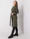Płaszcz-LK-PL-508316.95P-khaki rozmiar - 38