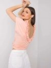 Bluzka-FA-BZ-6299.01P-brzoskwiniowy rozmiar - ONE SIZE