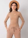 Bluzka-RV-BZ-6097.64-camelowy rozmiar - S