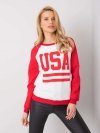 Bluza-DS-BL-1111.06P-biało-czerwony rozmiar - L
