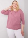 Bluzka-RV-BZ-6334.19P-ciemny różowy rozmiar - 2XL