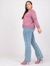 Bluza-RV-BL-6326.02X-ciemny różowy rozmiar - 2XL