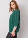 Bluzka-RV-BZ-6640.86-ciemny zielony rozmiar - 2XL