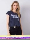 T-shirt-D1552Z02042A-granatowy rozmiar - XS