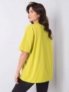 T-shirt-RV-TS-6052.71P-limonkowy rozmiar - ONE SIZE