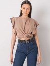 Bluzka-FA-BZ-7063.53P-ciemny bezowy rozmiar - ONE SIZE