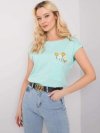Bluzka-FA-BZ-7157.19-mietowy rozmiar - ONE SIZE